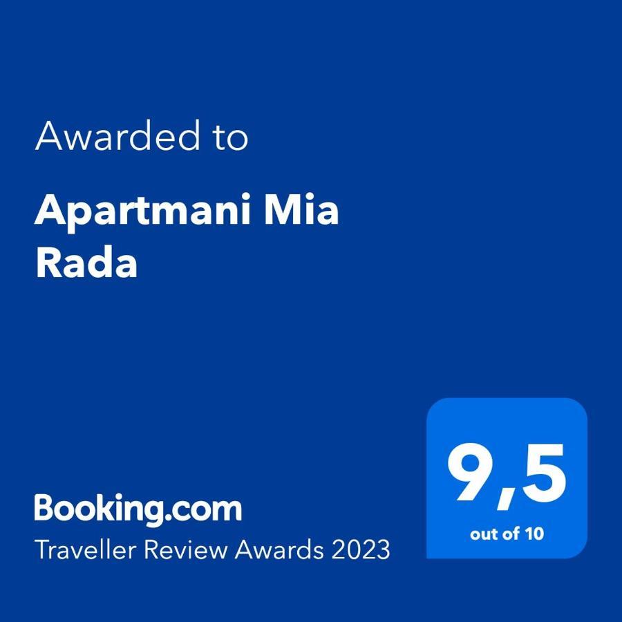 Apartmani Mia Rada Budva Eksteriør billede
